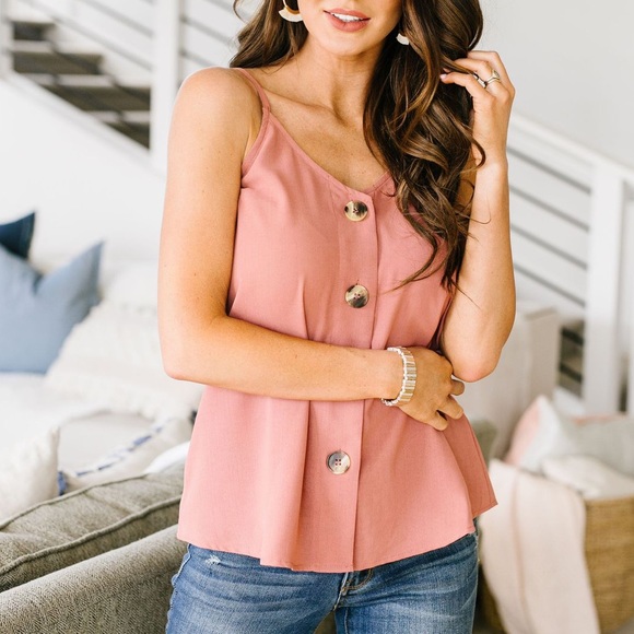 Big Buttons Cami - Picture 3 of 9